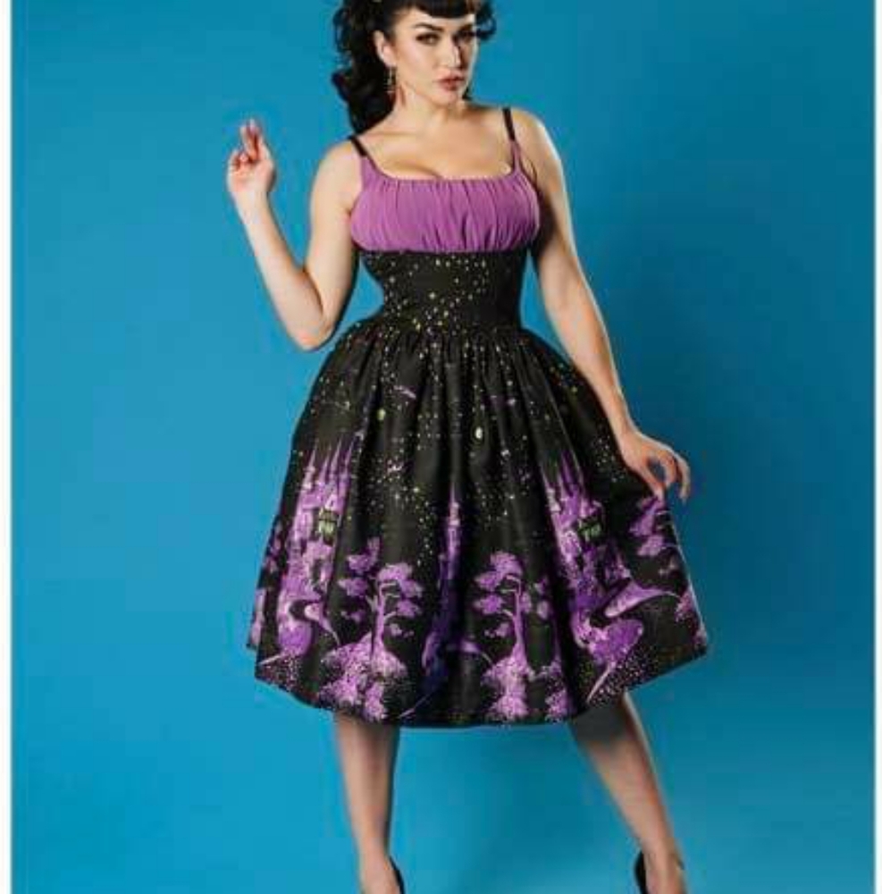ISO Pinup Couture/ Laura Byrnes Castle Dress XL